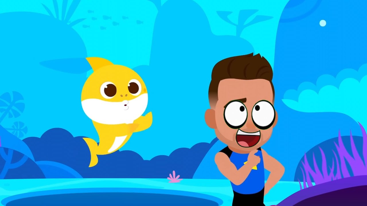Baby Shark featuring Luis Fonsi Baby Shark Song Funny Facial Expressions & Parody