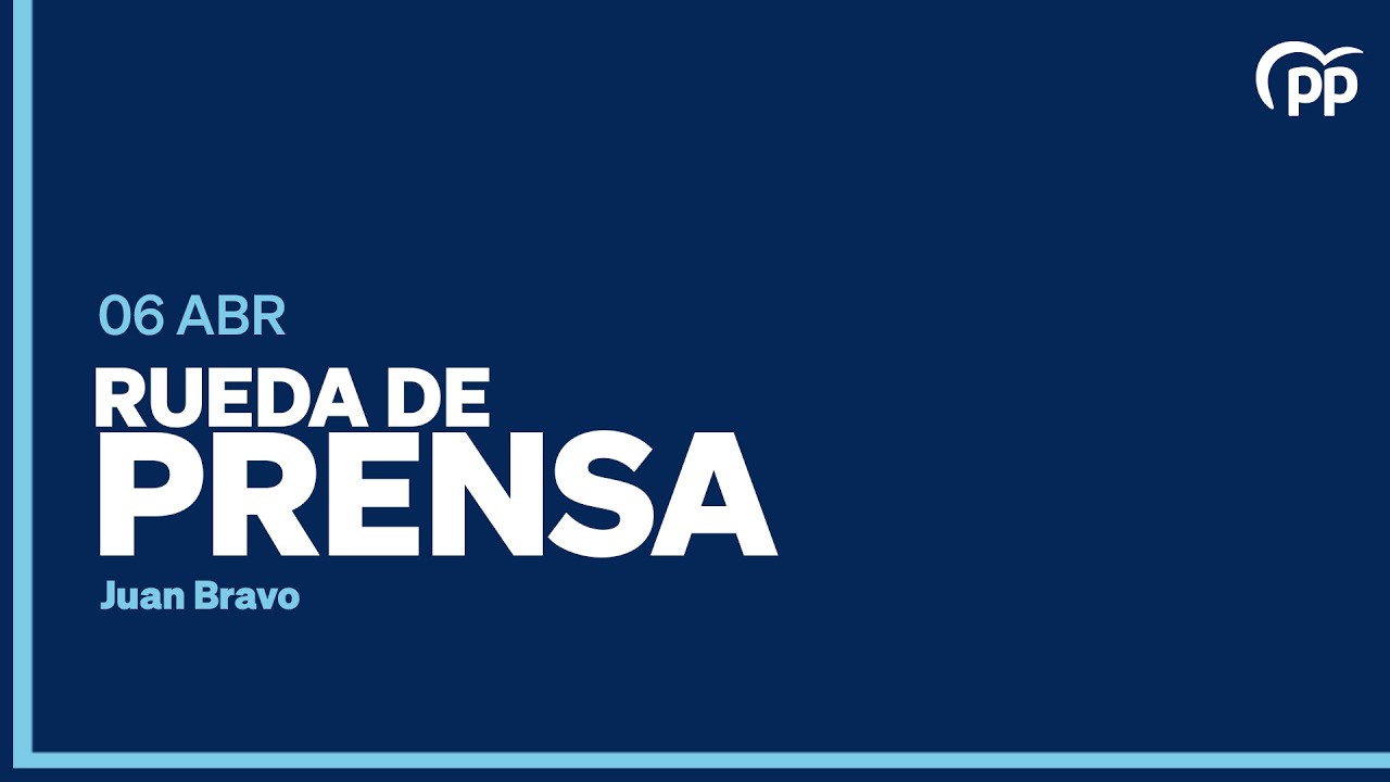 Juan Bravo ofrece una rueda de prensa