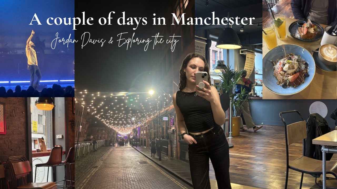 Spend a couple of days in Manchester with me | Jordan Davis, Good food & Shopping 🍕🍹