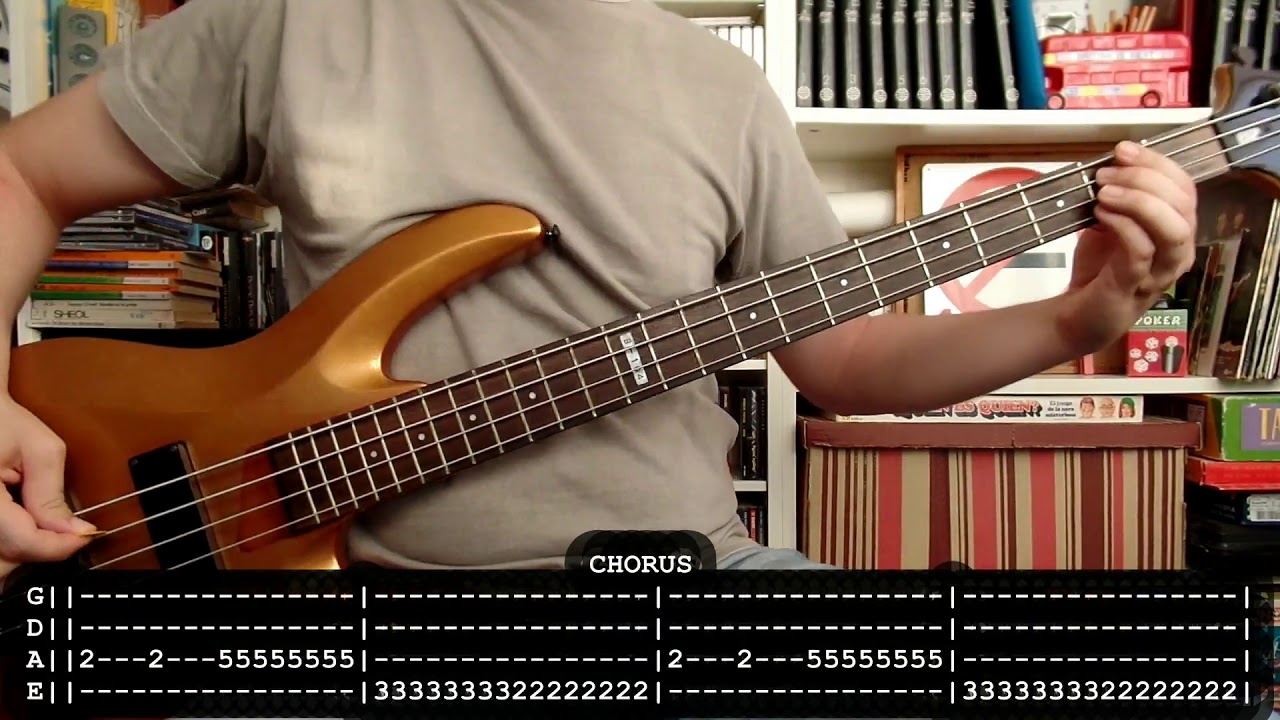 LOS MUERTOS DE CRISTO - Ni Dios ni amo (bass cover w/ Tabs)