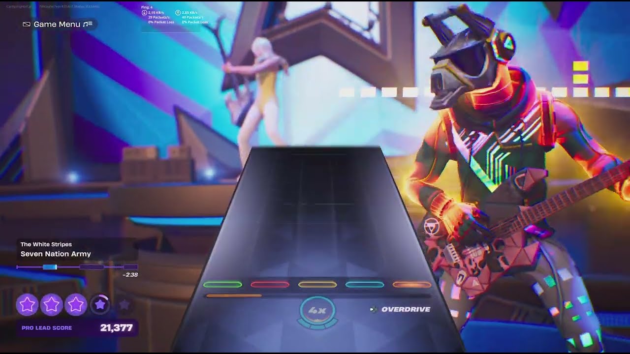 Expert Pro Lead 100%-Seven Nation Army by The White Stripes on Fortnite Festival