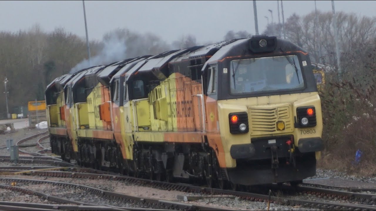Trains at Westbury