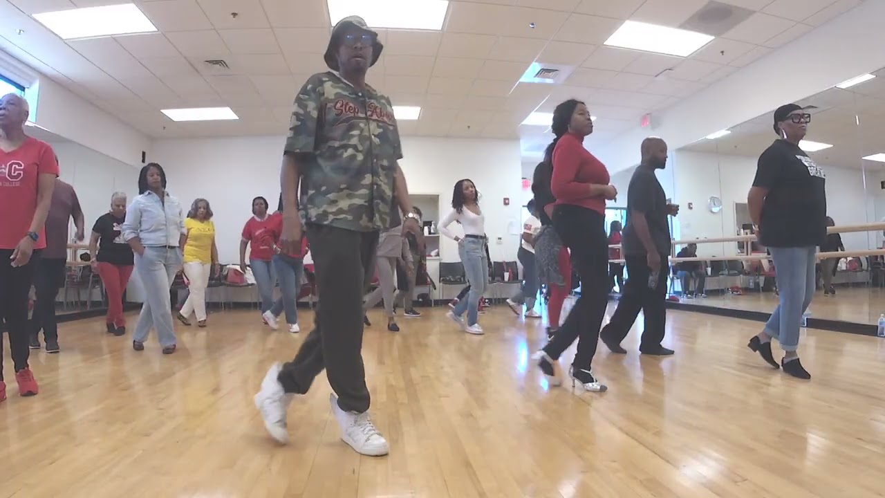 Tamia (Come dance With me) line dance instructional Delta Sigma Theta 