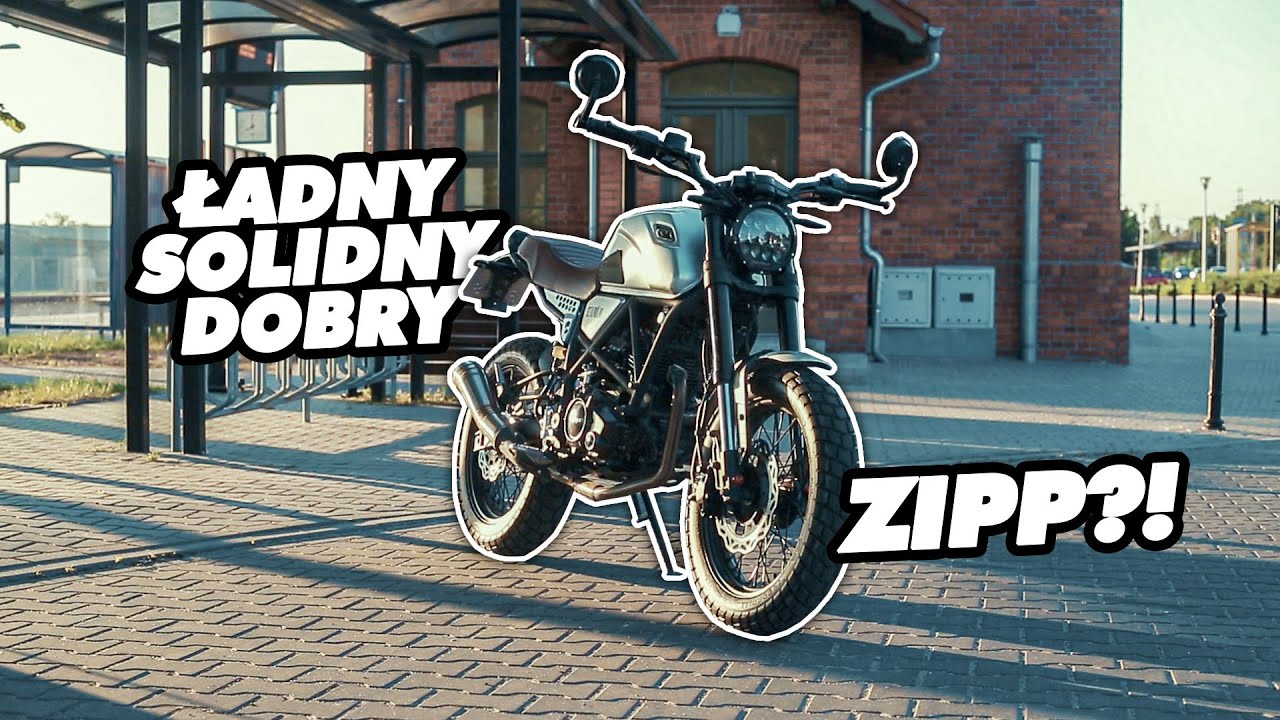 Zipp Scrambler 125 - Błoto, asfalt piach! Stylowy motocykl z Chin?