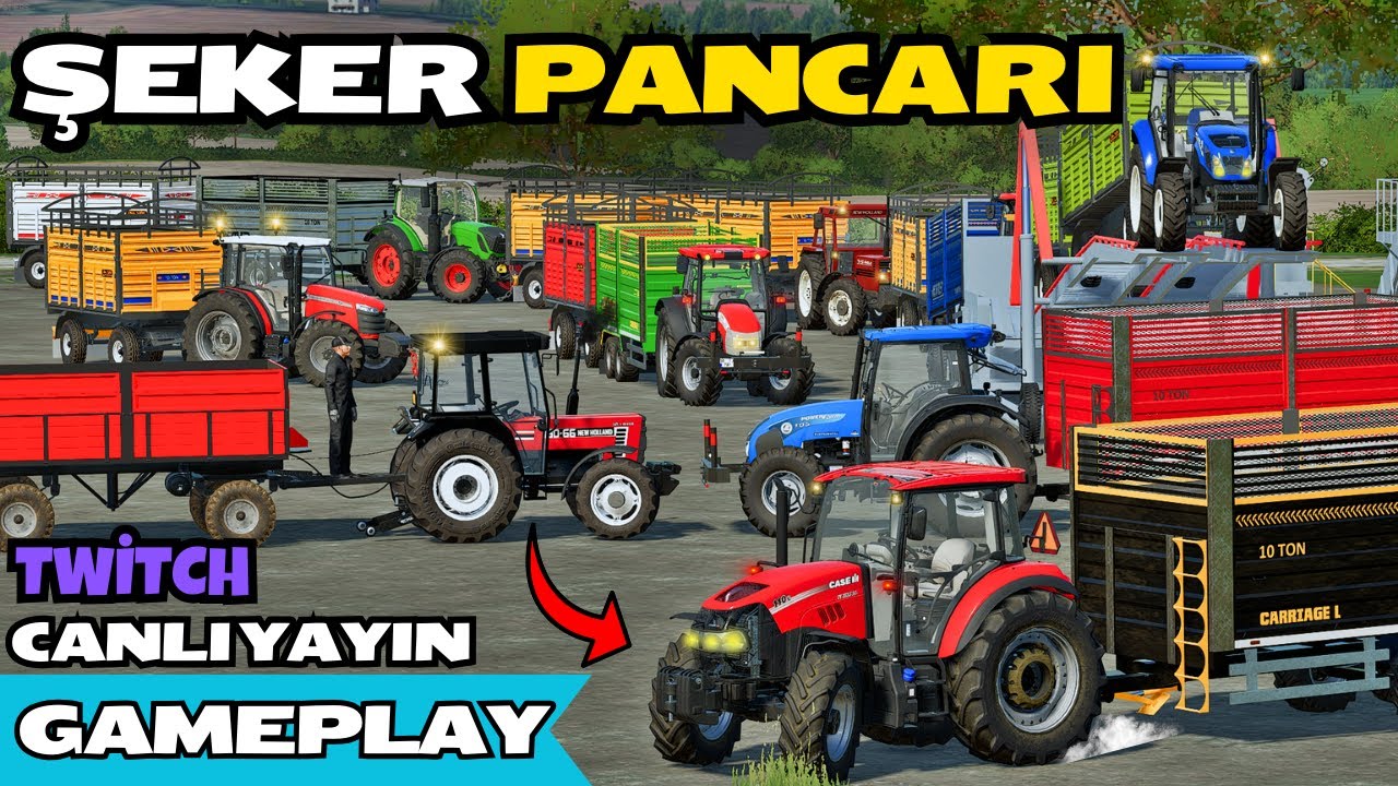KANTAR DA İŞLER KARIŞTI | ŞEKER PANCARI BEREKETİ | GAMEPLAY CANLI YAYIN | FARMİNG SİMULATOR 22