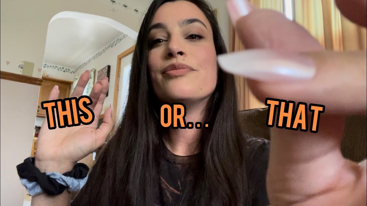 THIS or THAT? | Fast Aggressive ASMR Hand Sounds, Visuals & Mouth Sounds