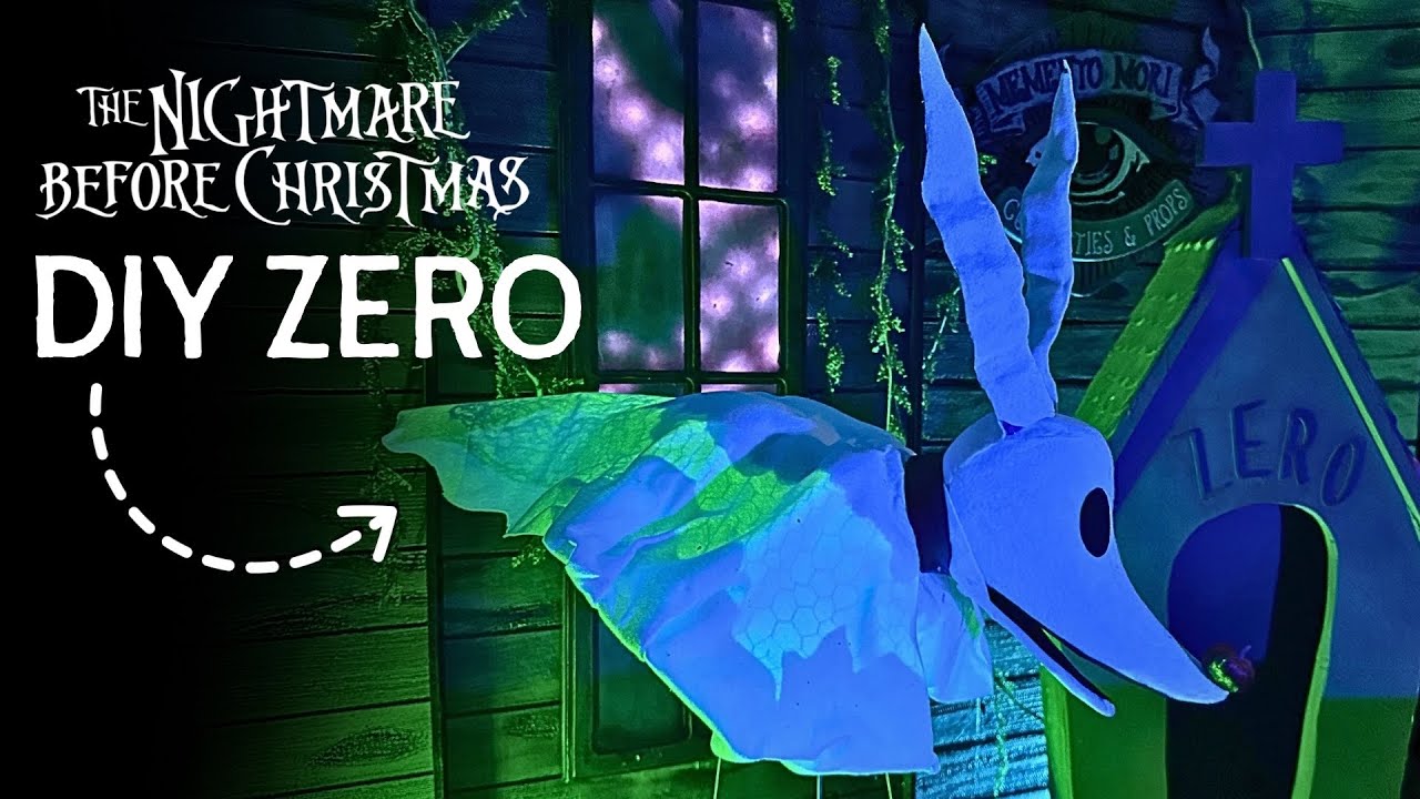 DIY Zero Dog Prop from Nightmare Before Christmas