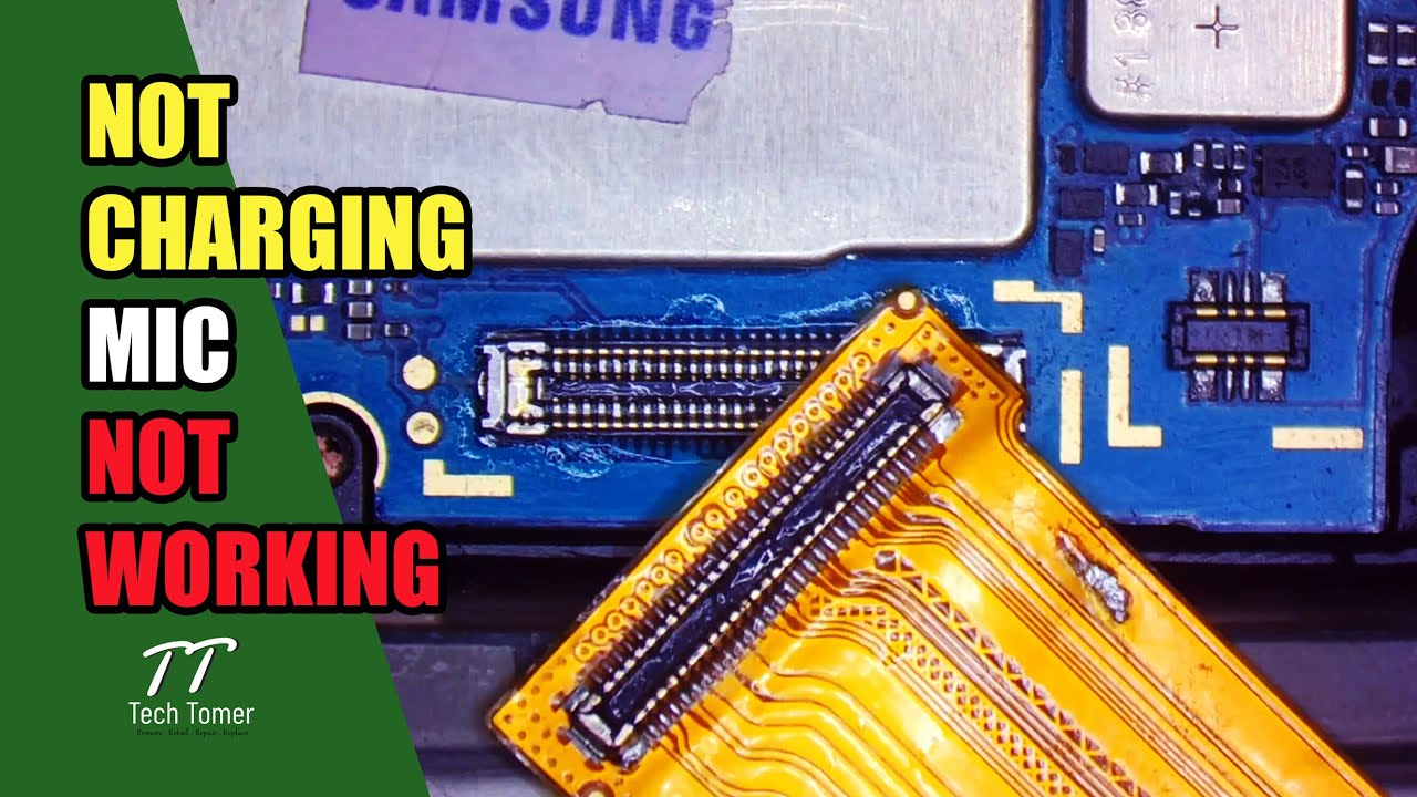 Samsung Galaxy A50s Not Charging and Mic Not Working Repair Tutorial | Tech Tomer