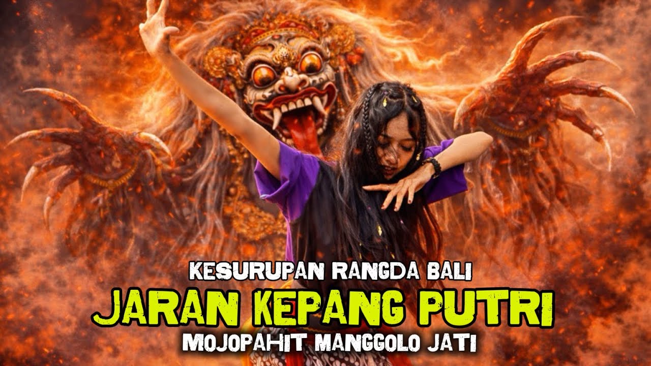 NGERII‼️ JARAN KEPANG PUTRI KERASUKAN SETAN RANGDA BALI | MOJOPAHIT MANGGOLO JATI