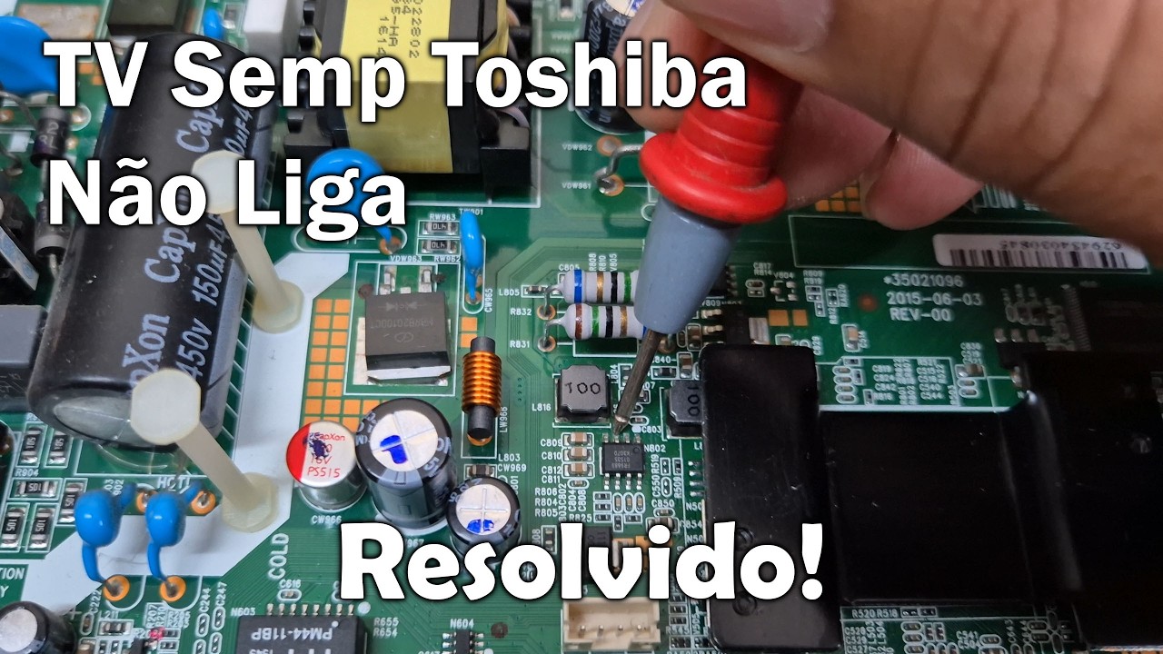 TV Semp Toshiba Não Liga Nem Acende Stand By #ep150