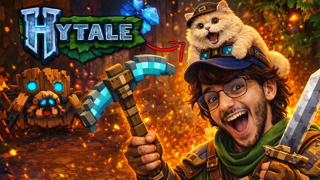 Exploring Cave and ORBIES Location in Hytale with Roshi!