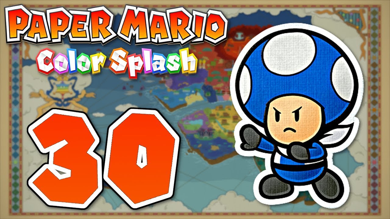 Paper Mario Color Splash [German][#30] Blaue Retter-Toads!