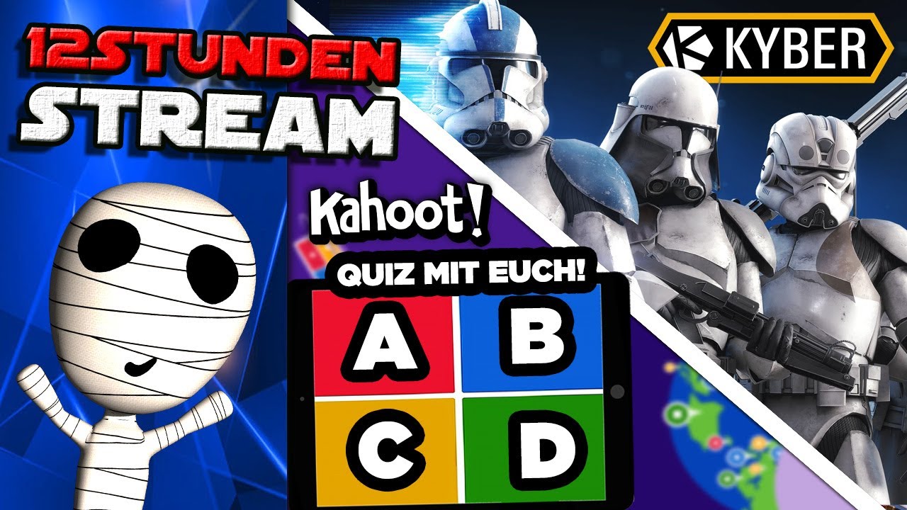 Battlefront 2 Kyber; Kahoots 2/3 🔴 12 Stunden Stream Live [deutsch]