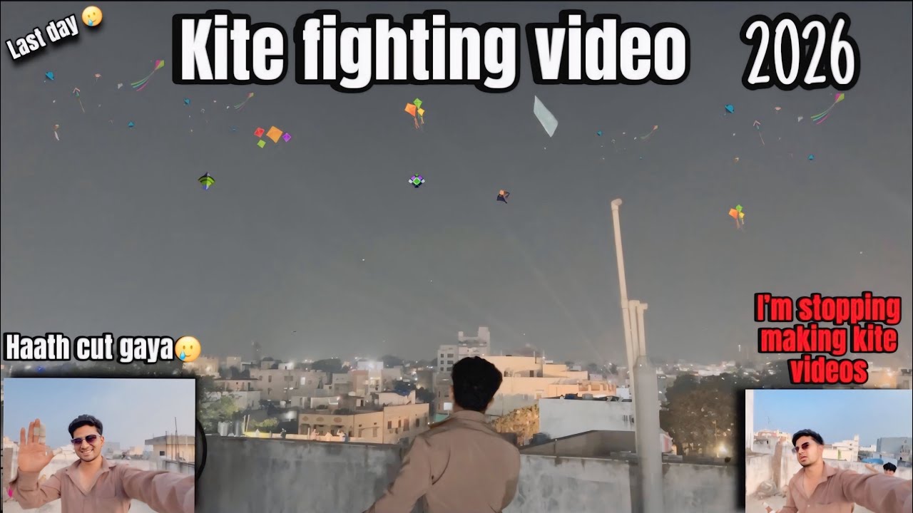 Begum bazar kite flying video 2026 