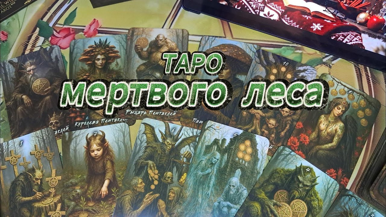 🌳ТАРО МЕРТВОГО ЛЕСА  ❄️🎄обзор колоды