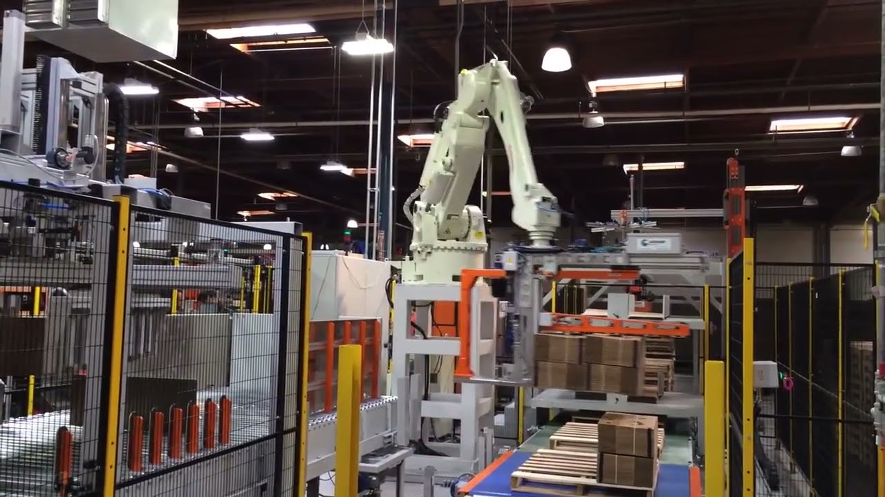Kawasaki Robotics: Prefeeder and Palletizer