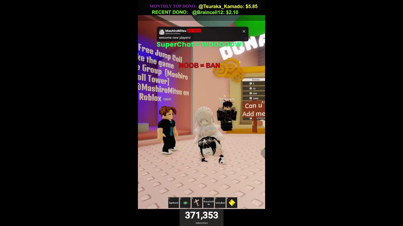 🔴Live Roblox Play with viewers and subscribers | Mashiro