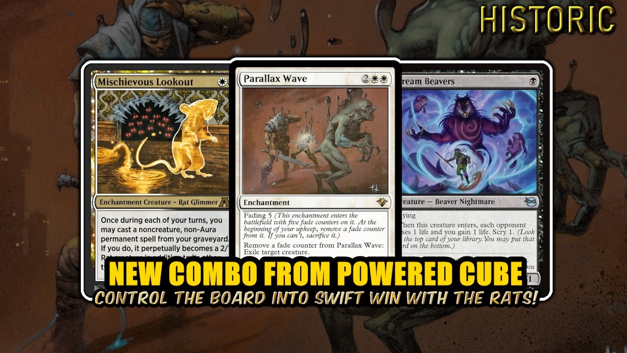 New Combo With Powered Cube Card! Parallax Wave Combo! | Historic BO3 | MTG Arena