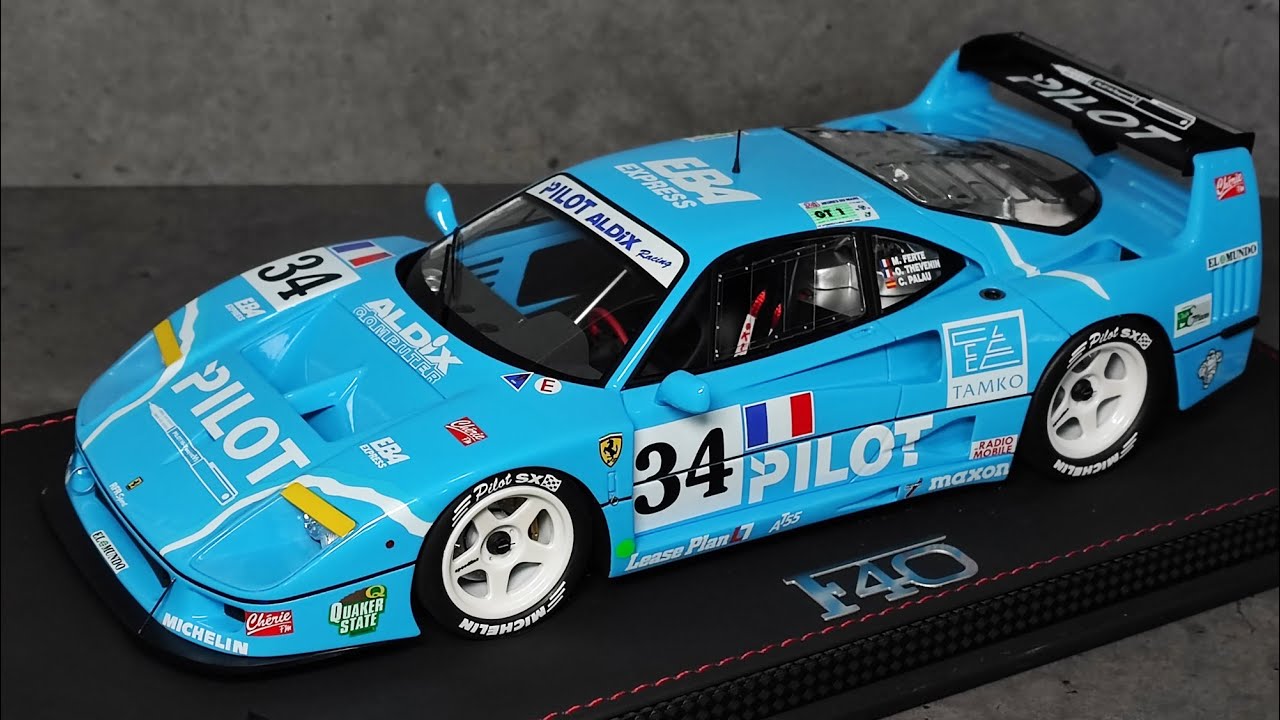 1/18 BBR Ferrari F40 LM Pilot