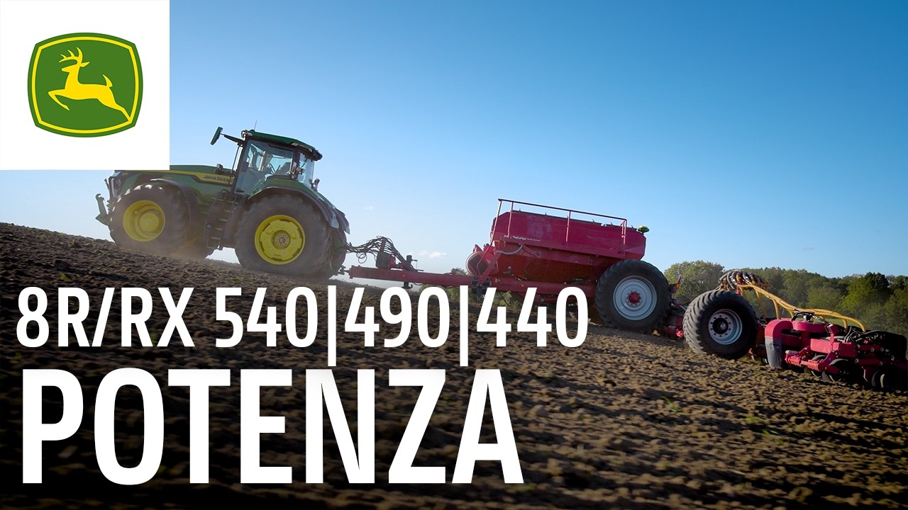 8R/8RX 540: Lavora fino al 40% di terreno in più con la potenza di John Deere