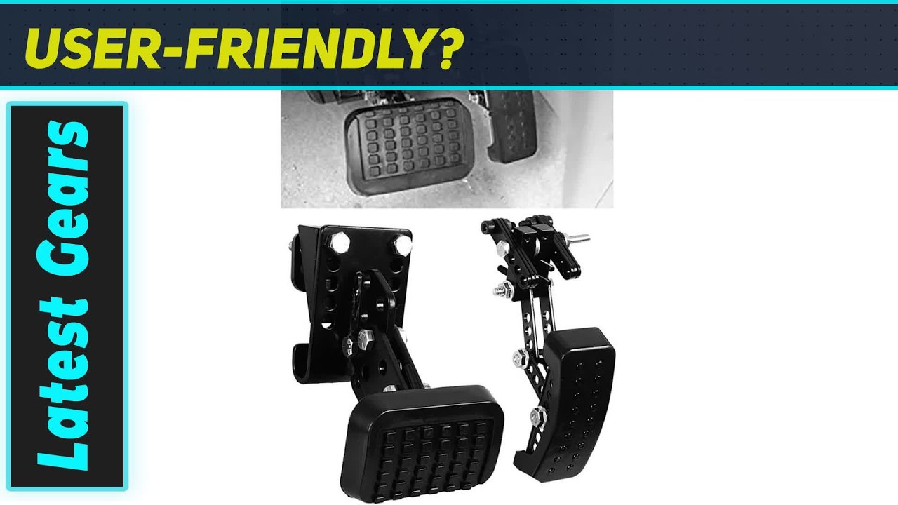 2Pcs Gas & Brake Pedal Extenders: Amazing Comfort for Every Drive!