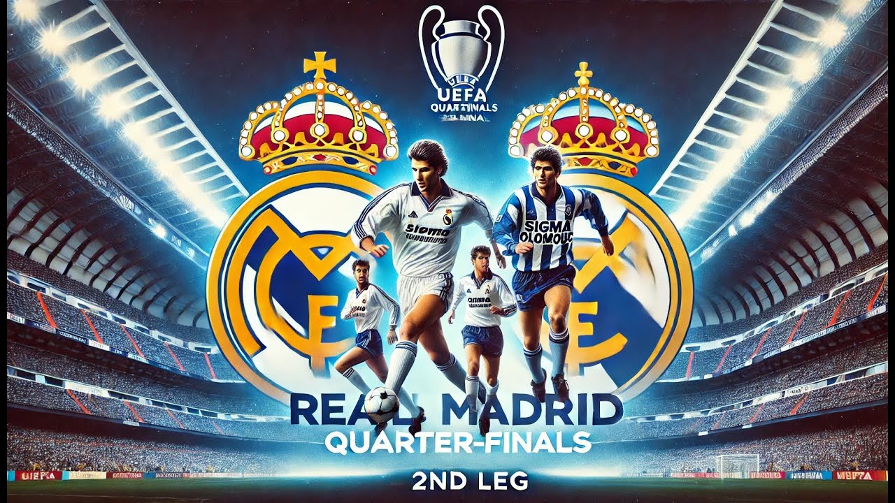 Real Madrid vs. Sigma Olomouc | Full Match | UEFA Cup Quarter-finals, 2nd Leg | March 18, 1992