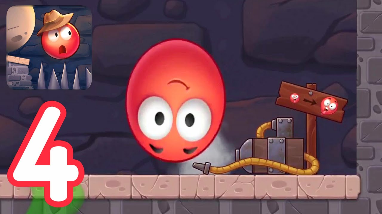 Red Ball: Secret Adventure-(Gameplay 4)-Niveles Del 46 Al 60