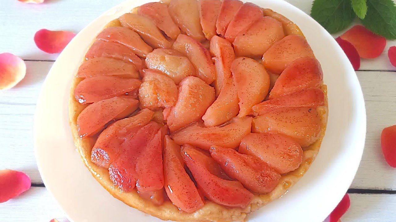 Tarte Tatin aux Poires 🍐 Fondante, Dorée et Facile en 3 Étapes