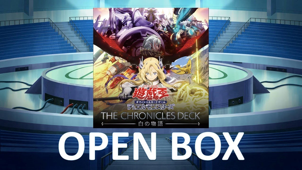 yugioh เปืดกล่องThe • Chronicles • Deck   The White Story CH01 JP