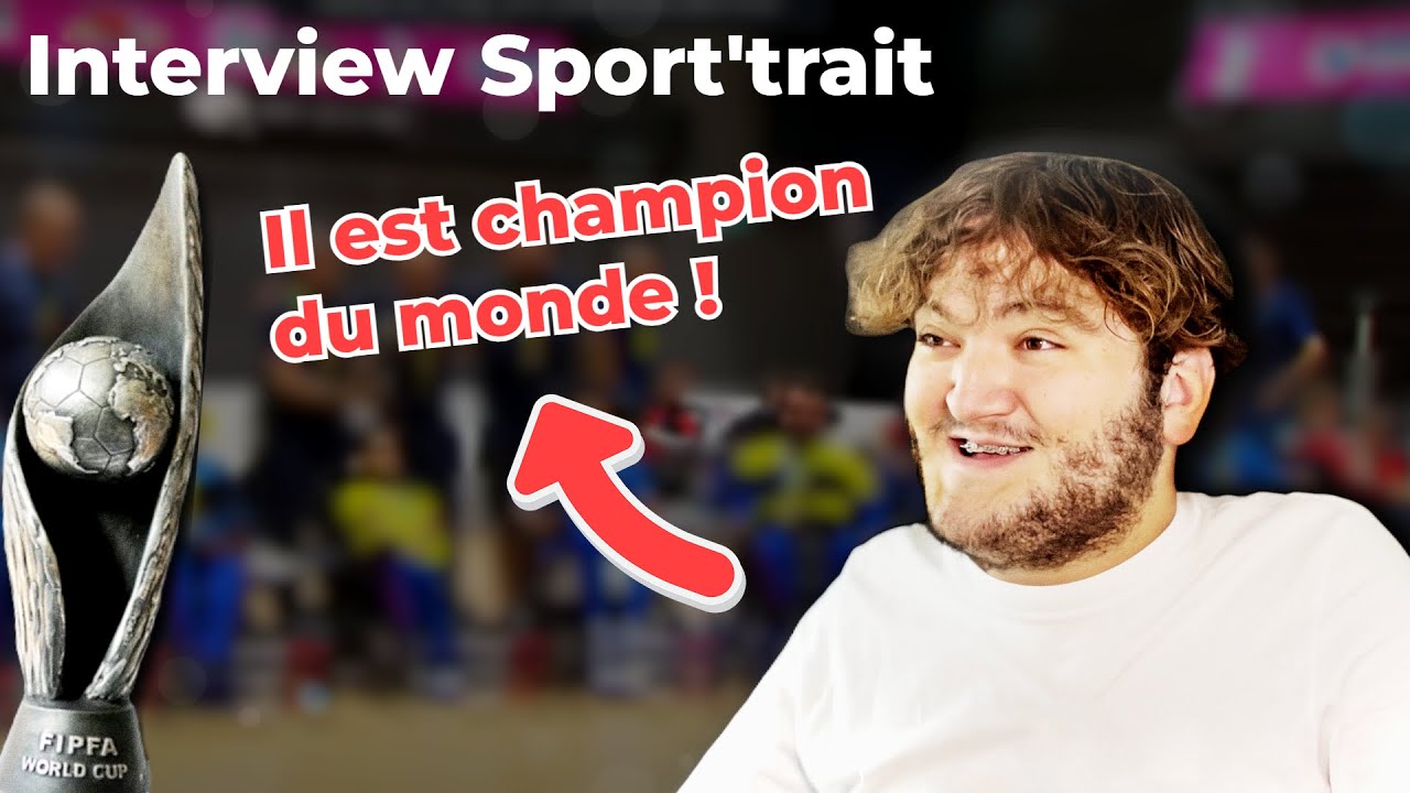 J'ai interviewé un champion du monde de foot-fauteuil !