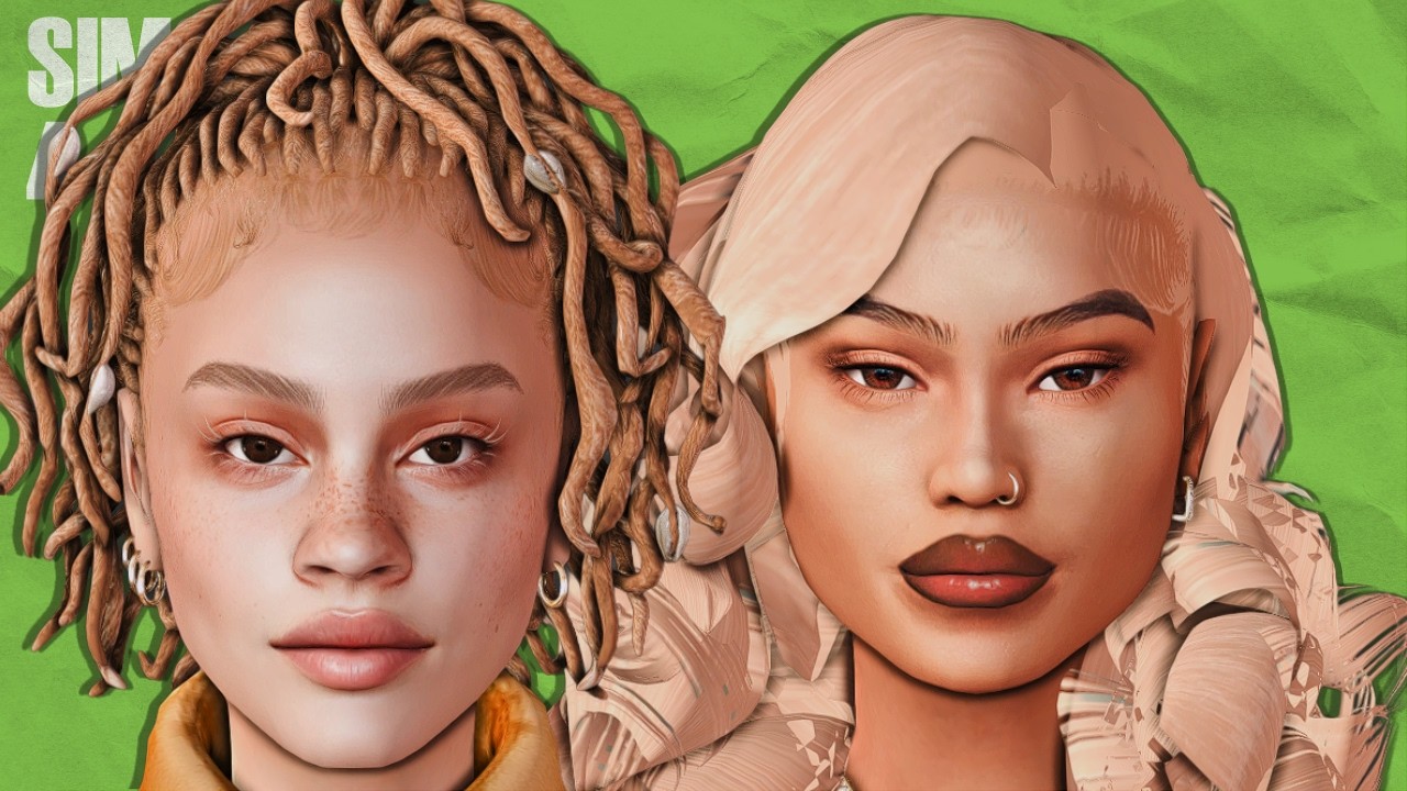 SIMS 4 CUTE CC FOLDER NEW HAIR!! & Sims Download 🤍 | Urban Sim Dump 347