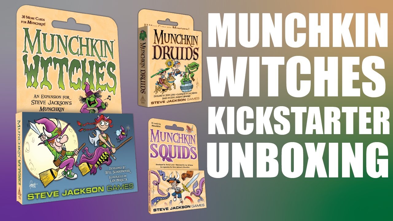 Unboxing: Munchkin Witches Kickstarter (Plus Promos)