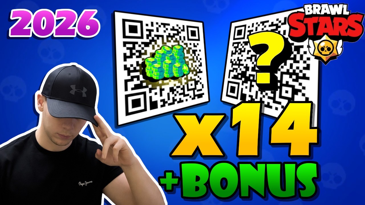 WSZYSTKIE DZIAŁAJĄCE KODY QR NA DARMOWE PREZENTY! 🎁 Brawl Stars 2026