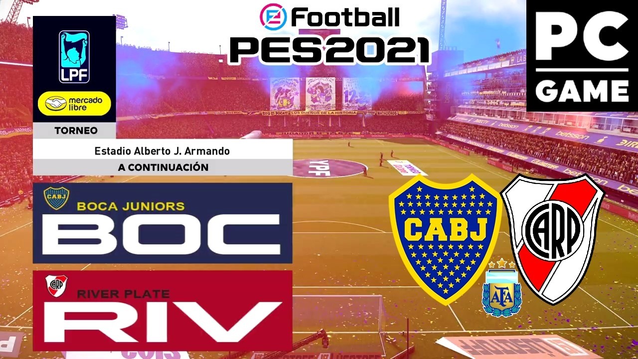 BOCA JUNIORS VS RIVER PLATE - NUEVAS CINEMÁTICAS DREAM PATCH 26 -LIGA PROFESIONAL ARGENTINA- ESPN TV