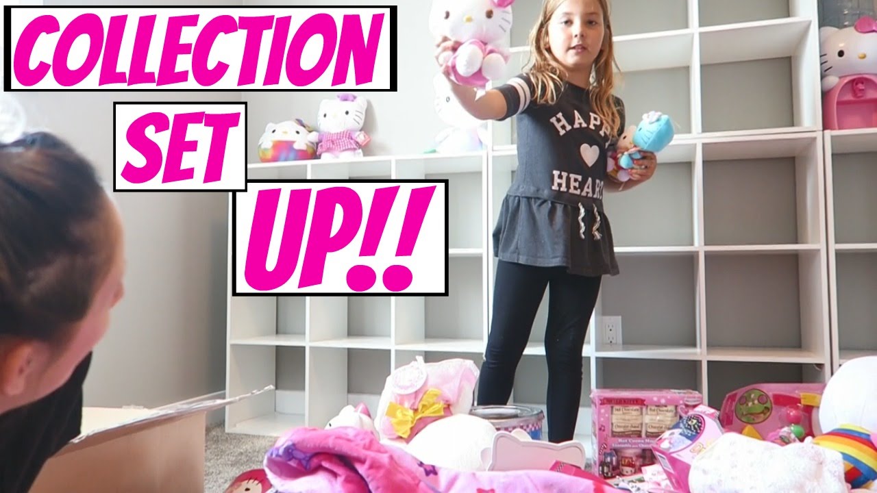 SETTING UP MY HELLO KITTY COLLECTION!!