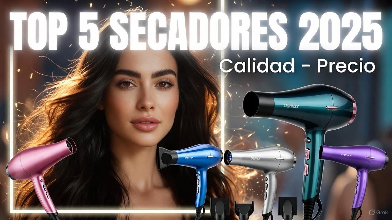 Los 5 MEJORES SECADORES de PELO 2026 | Comparativa y Análisis Calidad-Precio ✅
