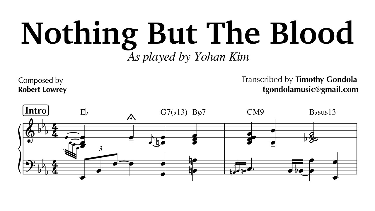 Yohan Kim plays Nothing But The Blood Of Jesus