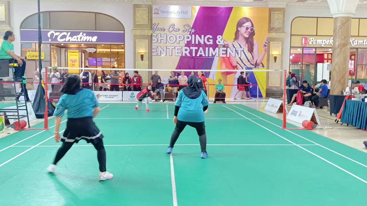 LAWAN SAMPE PUTUS SENAR !! SCH BADMINTON TOURNAMENT | TERATAI VS KAYU MANIS (R16)🔥 #bulutangkis #fun