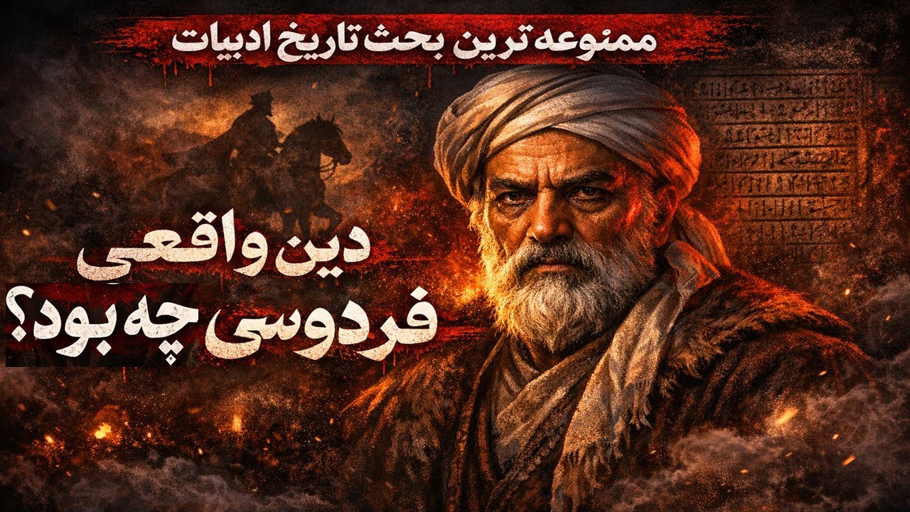 شوک بزرگ: فردوسی اصلاً مسلمان نبود! مدرکی که نمی‌گذارند بخوانید