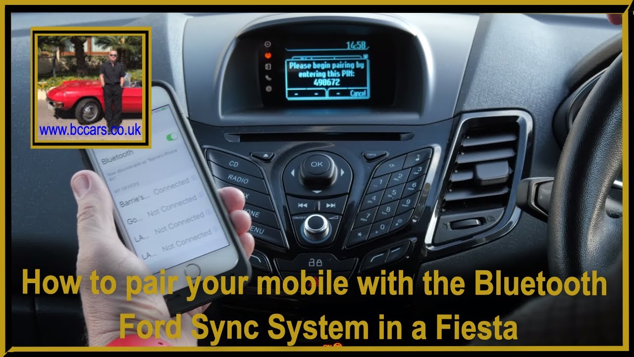 How to pair your mobile with the Bluetooth Ford Sync System in a Fiesta