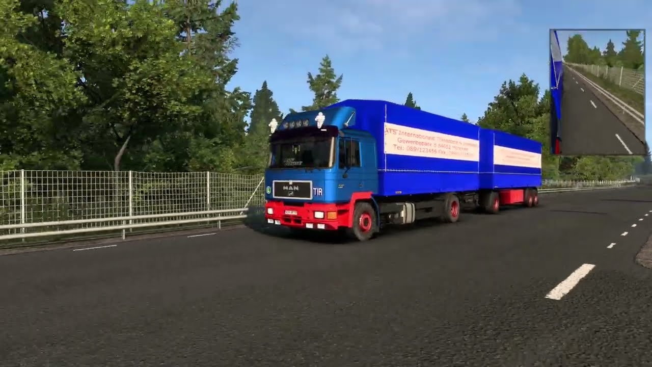 ETS2 1.57 Classic Trucks im F90 Hängerzug Strecke machen