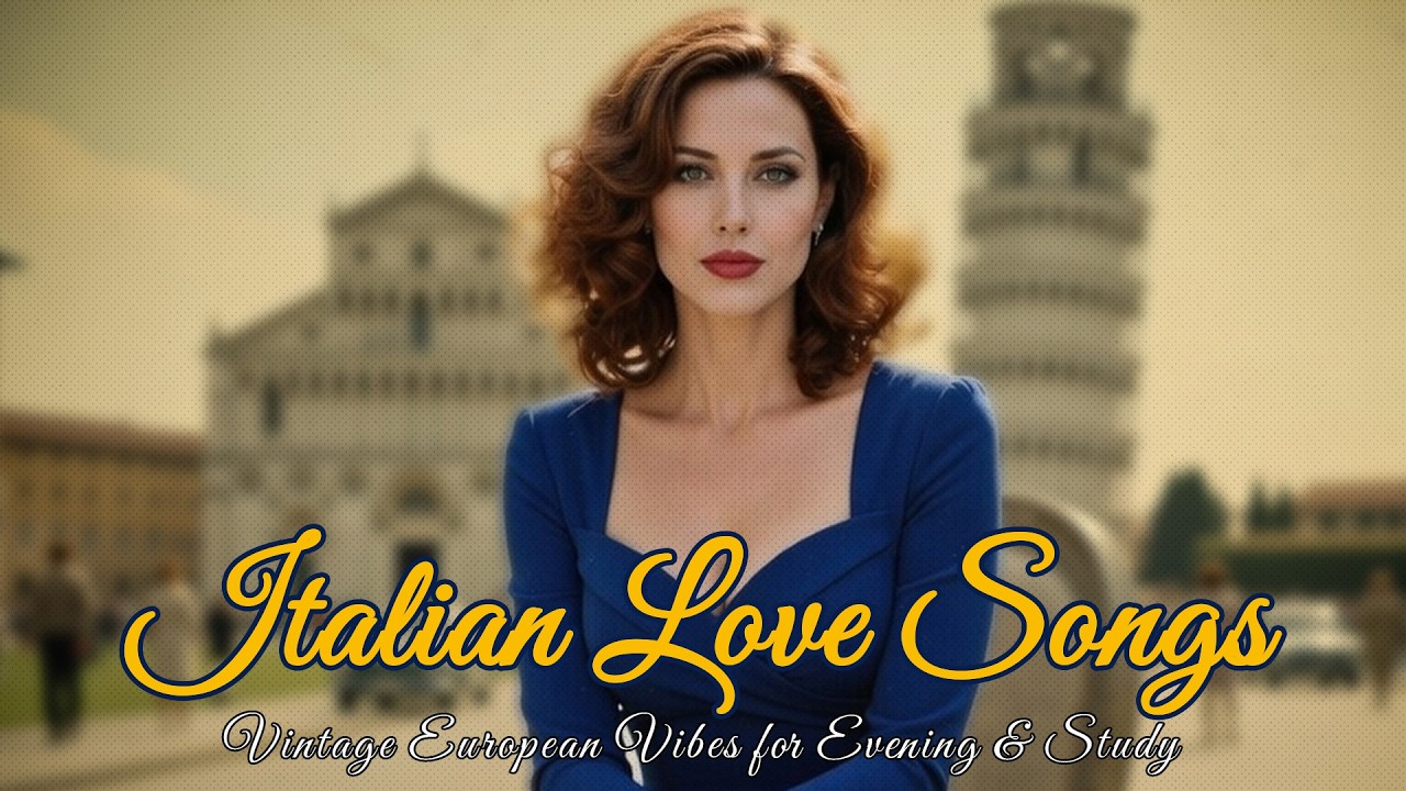 Relaxing Italian Love Songs ❤️ Vintage European Vibes for Evening & Study 🎶 Italia Amore Vibes