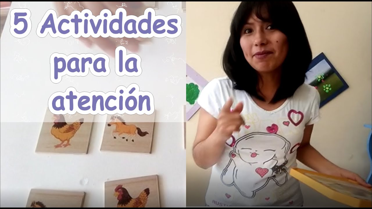 5 Actividades para mejorar la Atención y Concentración /2 a 5 años