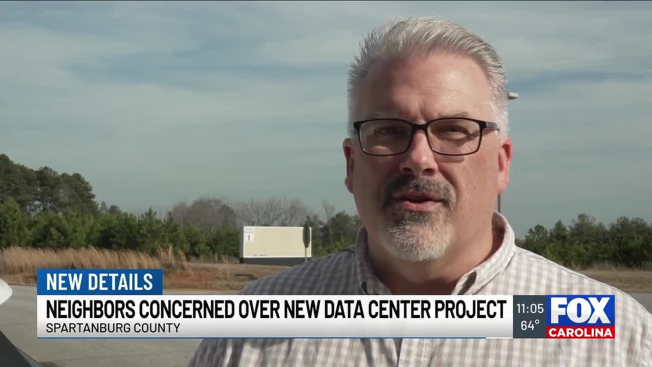 Neighbors concerned over new data center project in Spartanburg County