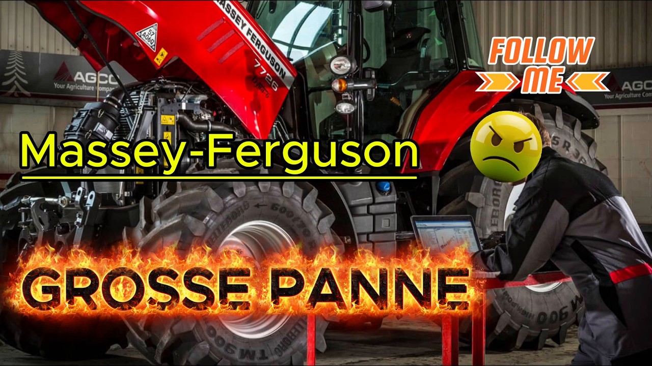 Grosse panne sur le Massey-Ferguson , retour atelier , traitement , SEM 0926