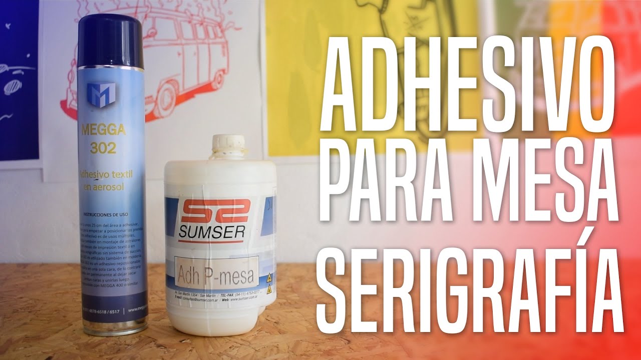 ADHESIVOS TEXTIL LIQUIDO Y AEROSOL/#SERIGRAFÍA