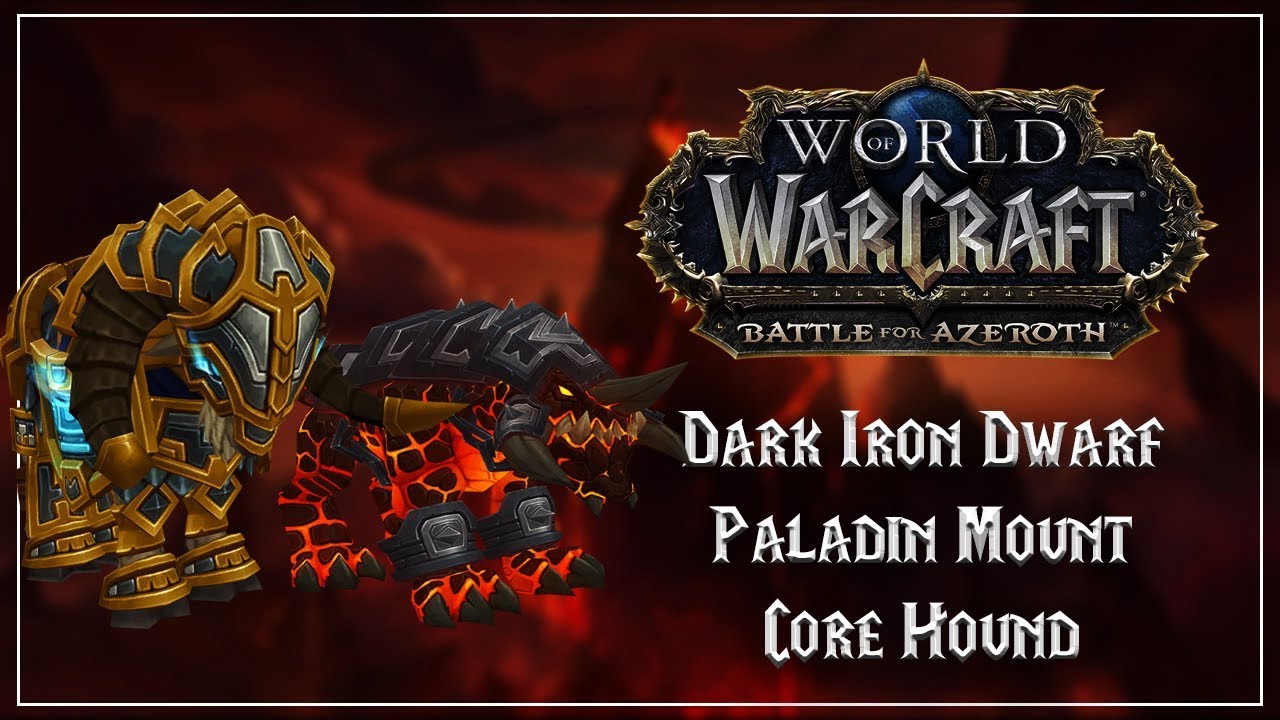 Dark Iron Dwarf Mount Racial - Paladin | Battle for Azeroth Alpha