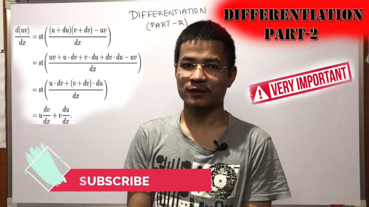 ESSENTIAL MATHEMATICAL TOOLS ||DIFFERENTIATION(Part 2)|| IN MIZO