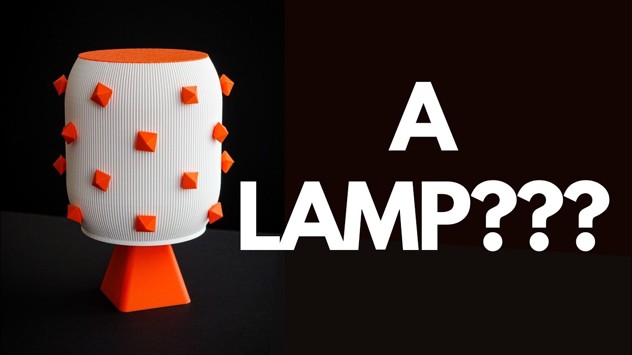 I MADE A 3D PRINTED LAMP x VASE MODE AND MAGNETS