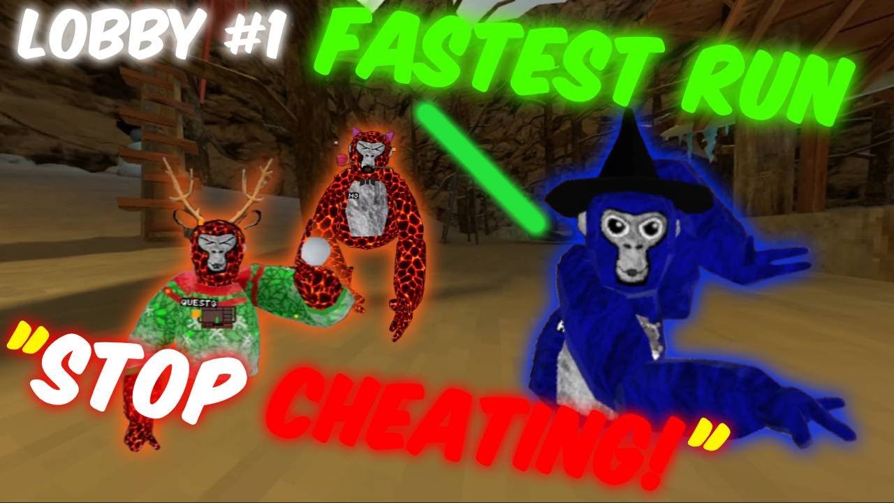 Как выполнить САМЫЙ БЫСТРЫЙ забег в Gorilla Tag! (Учебное пособие по бегу)